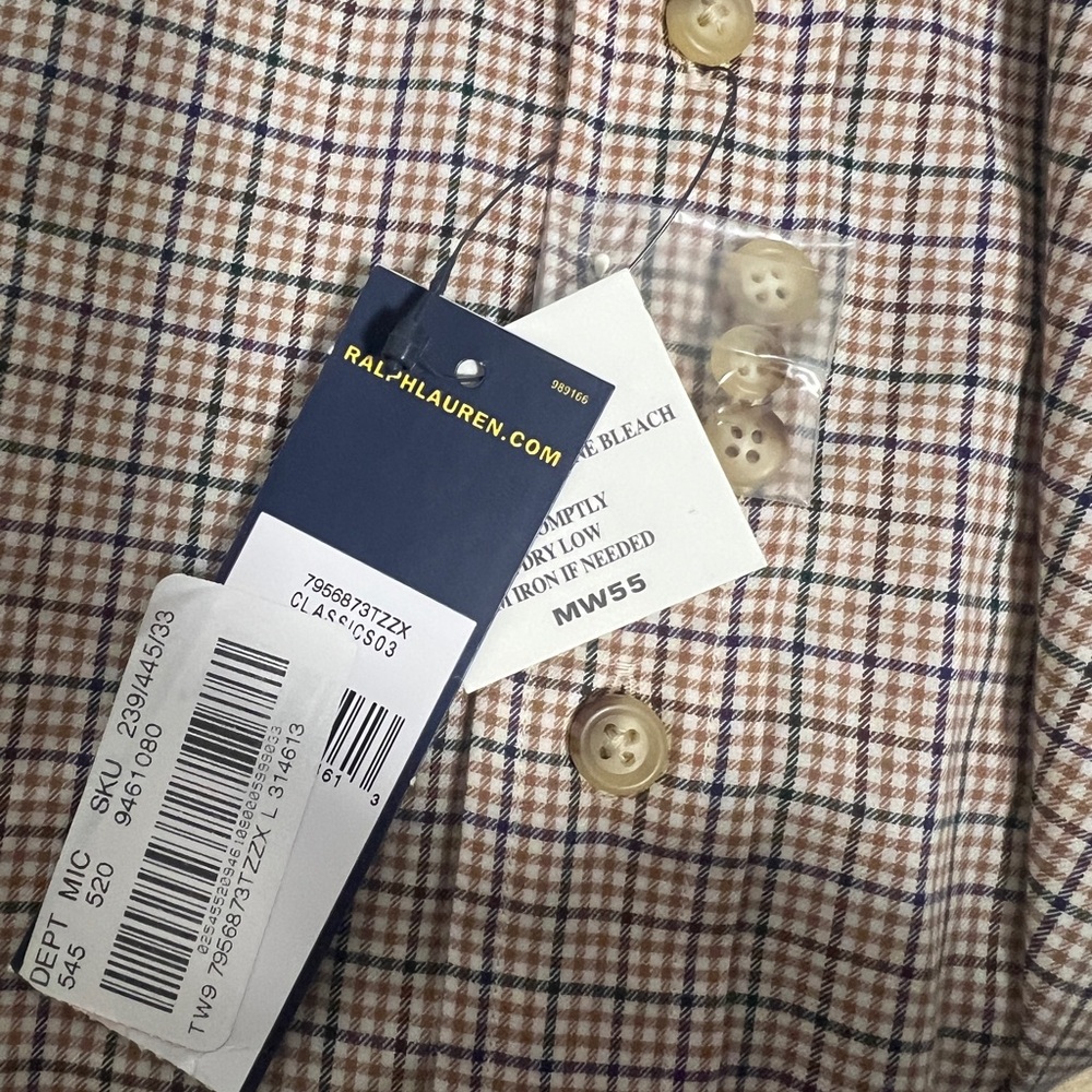 Ralph Lauren Multicolor Checkered Shirt
